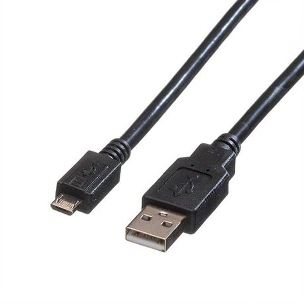 USB Cable,  A Plug til Micro Type B Plug ‑ Sort  