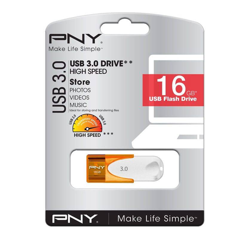 PNY USB 3.0 Flash Drive ‑ 16GB Minnepinne