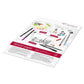 Tombow - Bristol papir 250g A4 for tegning og typografi. Klart hvitt syrefritt ‑ 25 ark 