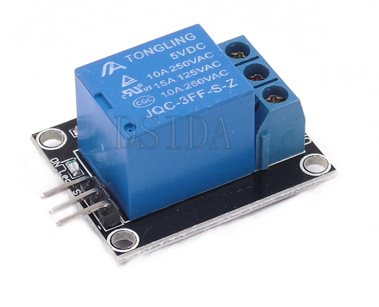 019 Relay Module KY‑019 5V Relay module - Relé til Arduino, Raspberry og andre ...